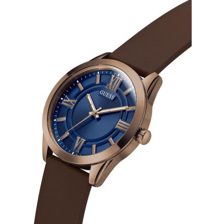 Guess Elliot GW0894G3 brązowy zegarek męski z paskiem