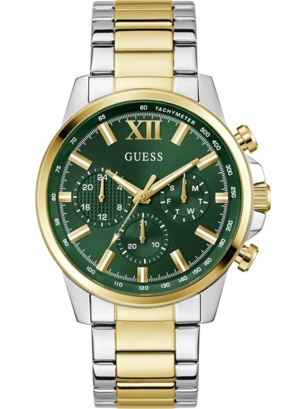 Guess Walker GW0900G5 zegarek męski z zieloną tarczą
