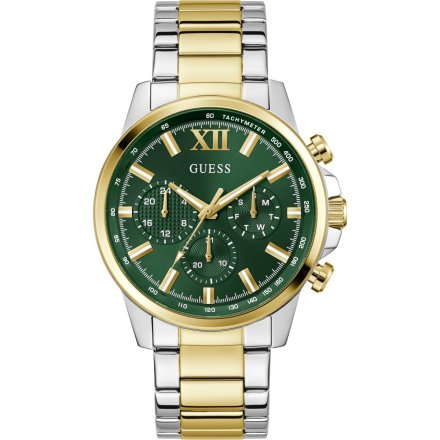 Guess Walker GW0900G5 zegarek męski z zieloną tarczą
