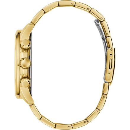 Guess Walker GW0900G3 złoty zegarek męski z czarną tarczą