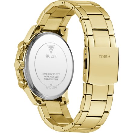 Guess Walker GW0900G3 złoty zegarek męski z czarną tarczą