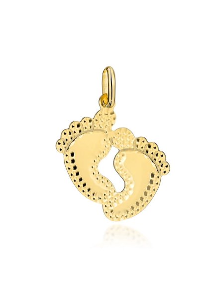 Zawieszka złota stópki pr. 585 • Złoto 585 0.48 g