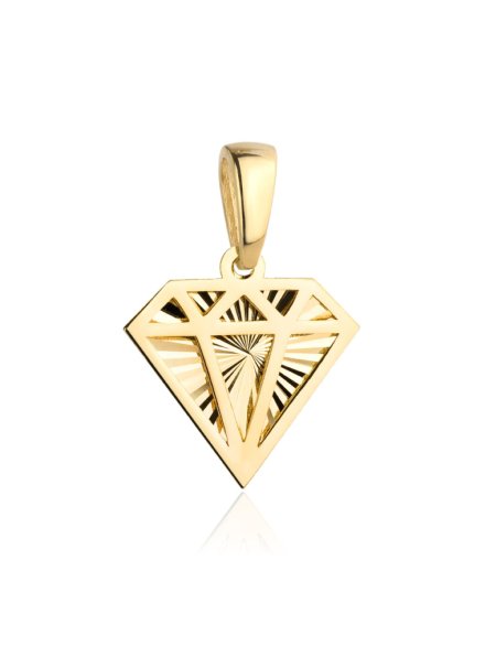 Zawieszka złota diamencik • Złoto 585 0.53 g
