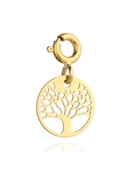 Zawieszka charms złota drzewko szczęścia • Złoto 585 0.31 g