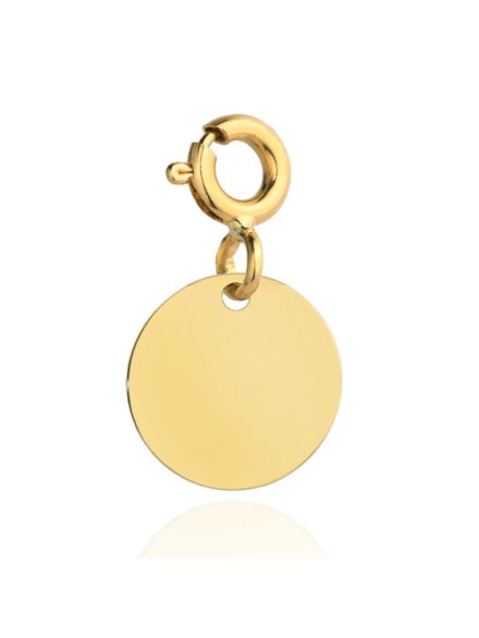 Zawieszka charms złota pełne kółko • Złoto 585 0.43 g