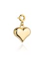 Zawieszka charms złota serce • Złoto 585 0.71 g