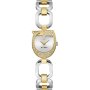 Guess Gia dwukolorowy zegarek damski biżuteryjny koperta G GW0683L6