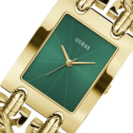 Guess Mod Heavy Metal złoty zegarek damski z łańcuchami GW0740L2