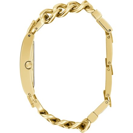 Guess Mod Heavy Metal złoty zegarek damski z łańcuchami GW0740L2