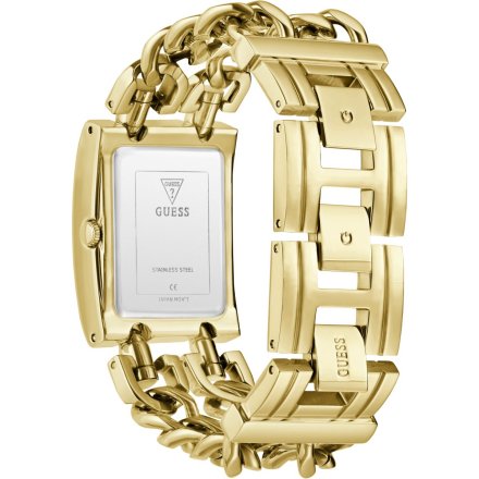 Guess Mod Heavy Metal złoty zegarek damski z łańcuchami GW0740L2