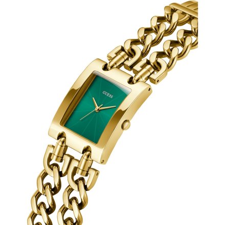 Guess Mod Heavy Metal złoty zegarek damski z łańcuchami GW0740L2