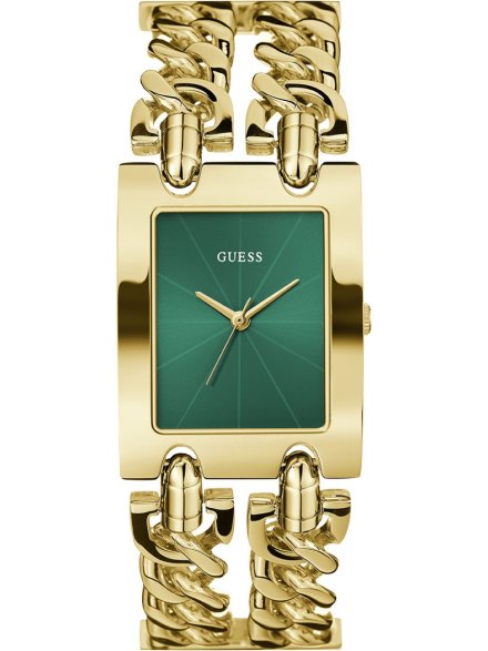 Guess Mod Heavy Metal złoty zegarek damski z łańcuchami GW0740L2