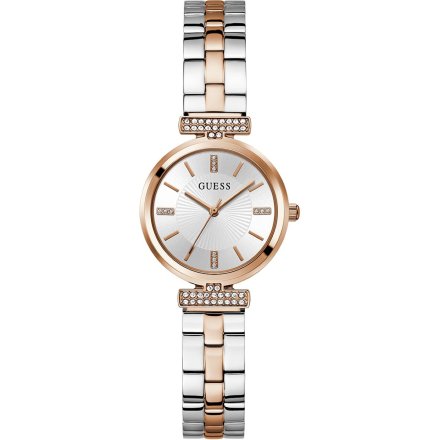 Guess Array zegarek damski klasyczny z bransoletką w dwóch kolorach GW0762L4