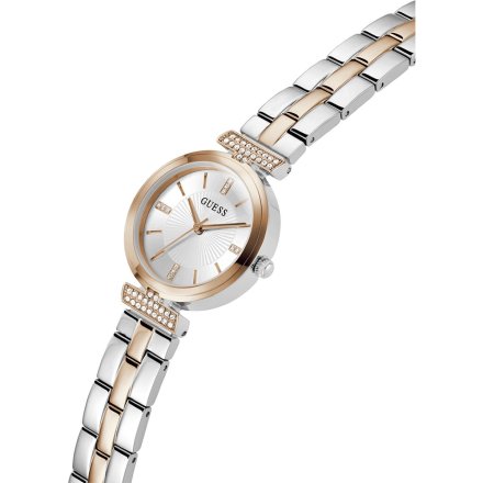 Guess Array zegarek damski klasyczny z bransoletką w dwóch kolorach GW0762L4