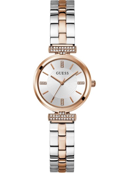 Guess Array zegarek damski klasyczny z bransoletką w dwóch kolorach GW0762L4