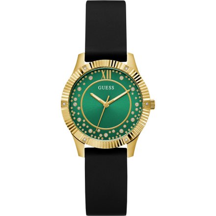 Guess Starstruck zegarek damski złoty z zieloną tarczą GW0766L3