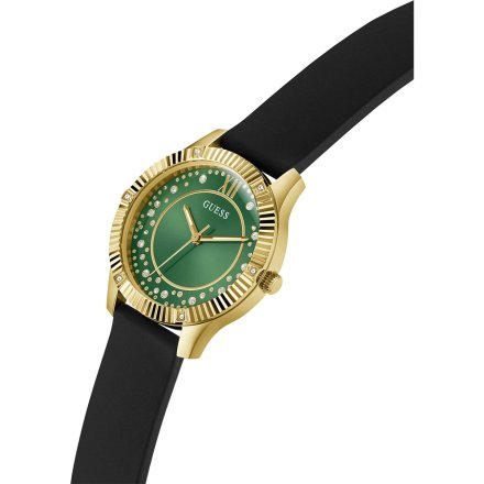 Guess Starstruck zegarek damski złoty z zieloną tarczą GW0766L3