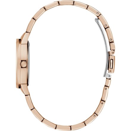 Guess Charlotte zegarek damski różowo-złoty z kryształkami GW0767L3