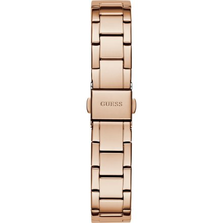 Guess Charlotte zegarek damski różowo-złoty z kryształkami GW0767L3