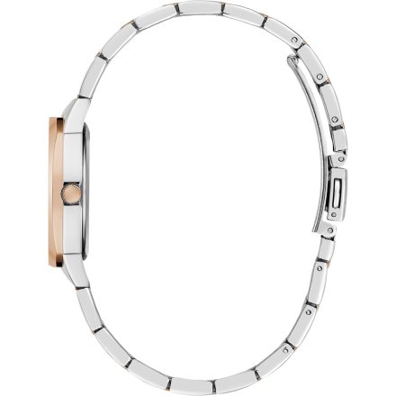 Guess Charlotte zegarek damski na bransolecie z purpurową tarczą GW0767L5
