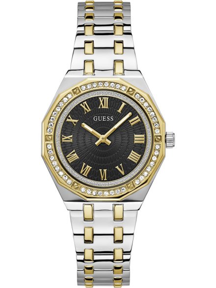 Guess Desire zegarek damski bikolor z bransoletką i kryształami GW0770L4