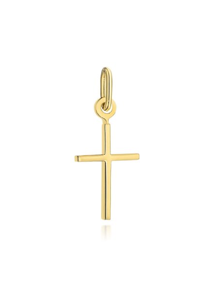 Zawieszka krzyżyk delikatnie diamentowany mały pr. 585 • Złoto 585 0.83 g