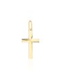 Zawieszka krzyżyk złoty diamentowany średni • Złoto 585 0.54 g