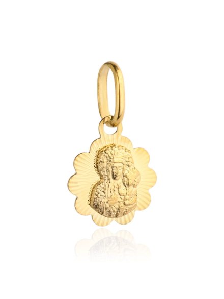 Medalik Matka Boska Częstochowska pr. 585 • Złoto 585 0.61 g