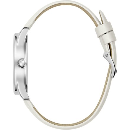 Guess Luster biały zegarek damski z kryształami GW0837L1