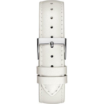 Guess Luster biały zegarek damski z kryształami GW0837L1