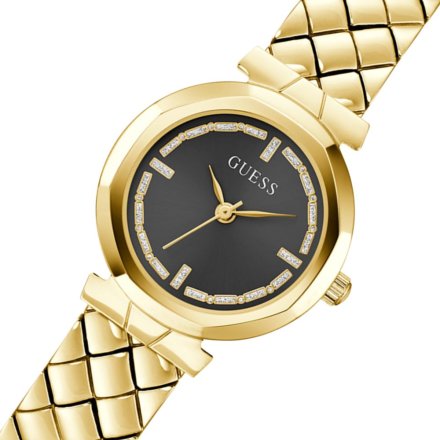 Guess Mini Rumour złoty zegarek damski na bransolecie GW0839L2