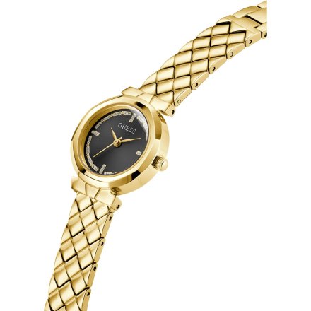 Guess Mini Rumour złoty zegarek damski na bransolecie GW0839L2