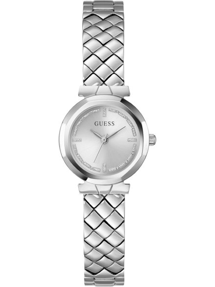 Guess Mini Rumour srebrny zegarek damski na bransolecie GW0839L4