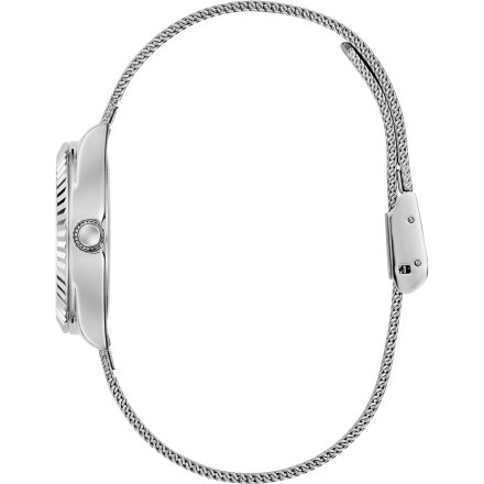 Guess Mini Luna srebrny zegarek damski na bransolecie GW0842L1