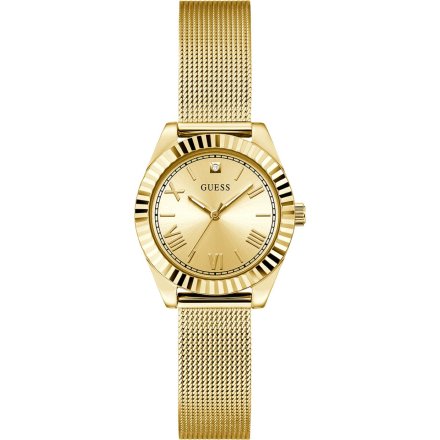 Guess Mini Luna złoty zegarek damski na bransolecie GW0842L2