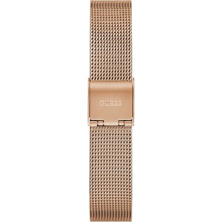 Guess Mini Luna różowozłoty zegarek damski na bransolecie GW0842L3
