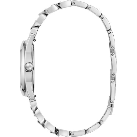 Guess Serena zegarek damski srebrny łańcuch różowy pasek zestaw GW0845L1