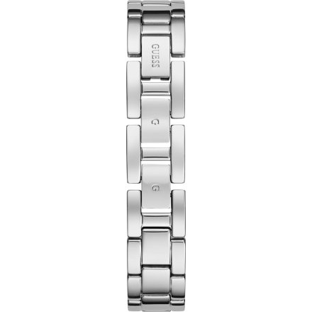 Guess Serena zegarek damski srebrny łańcuch różowy pasek zestaw GW0845L1
