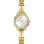 Guess Bellini złoty zegarek damski na bransolecie z kryształkami GW0856L1