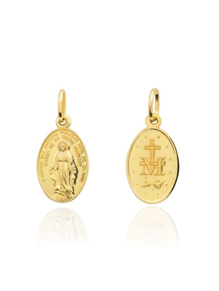 Cudowny Medalik zawieszka wisiorek mały pr.585 • Złoto 585 0.88 g