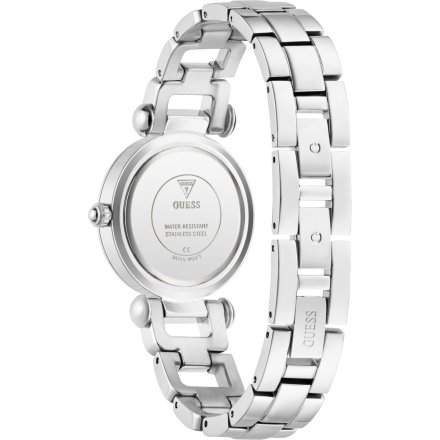 Guess Ginger srebrny zegarek damski na bransolecie GW0869L3