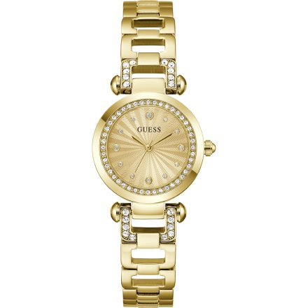 Guess Ginger złoty zegarek damski na bransolecie GW0869L4