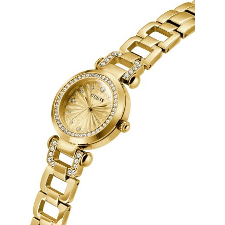 Guess Ginger złoty zegarek damski na bransolecie GW0869L4