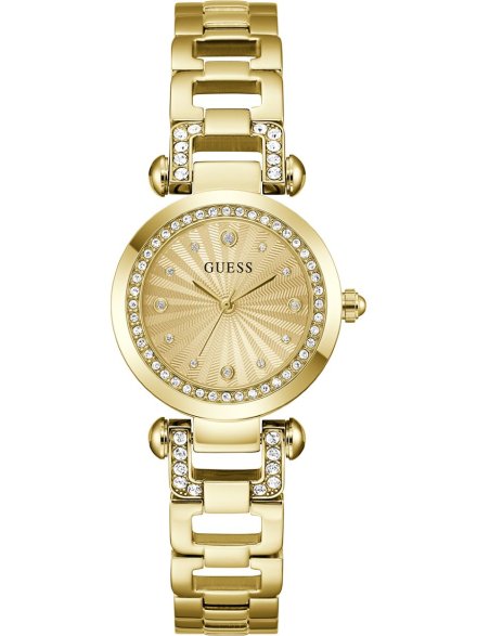 Guess Ginger złoty zegarek damski na bransolecie GW0869L4