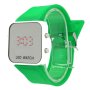 Zegarek z wyświetlaczem na zielonym pasku LED WATCH