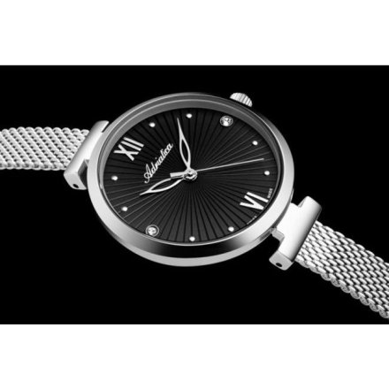 Adriatica zegarek damski srebrny  Classic na bransolecie mesh A3781.5184Q