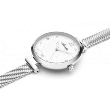 Adriatica zegarek damski srebrny  Classic na bransolecie mesh A3781.5183Q