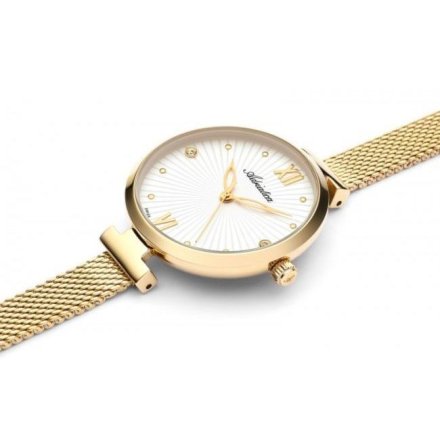 Adriatica zegarek damski złoty  Classic na bransolecie mesh  A3781.1183Q