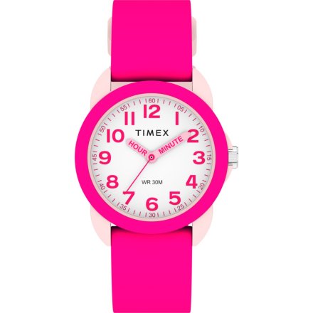 Timex Time Machines TW2W92200 Zegarek dziecięcy różowy z czytelną tarczą