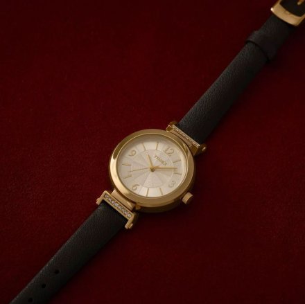 Timex Main Street TW2W96400 damski zegarek złoty z czarnym paskiem